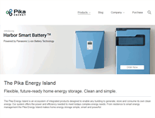 Tablet Screenshot of pika-energy.com